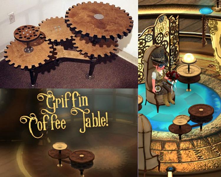 Gear Table - Coffee Table Collage
