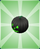 Black Flickering Pumpkin