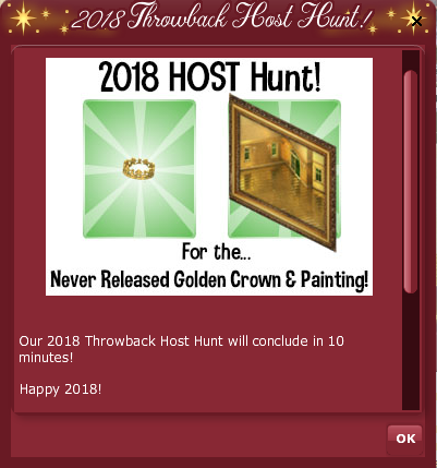 2019 2018 RETRO VFK COUNTDOWN - HOST HUNT PAINTING AND CROWN