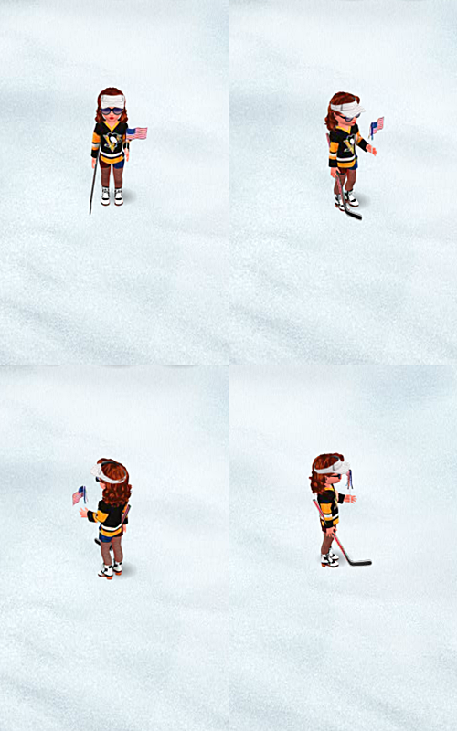 PENGUINS TOP HOCKEY GIRL COLLAGE