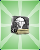 (6) George Washington Birthday Pin