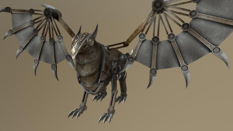 Suggest_STEAMPUNK_GRIFFIN FIGURE