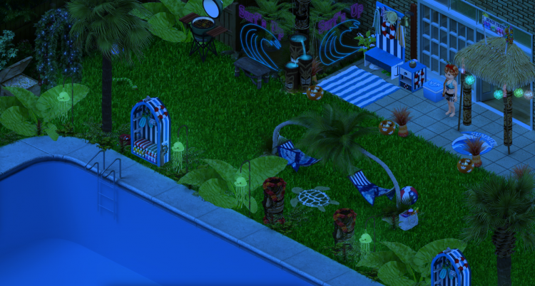 2016-08-11 06_27_14 PM SaharaHollyglow - SaharaHollyglow's Tropical Pool Party Room!