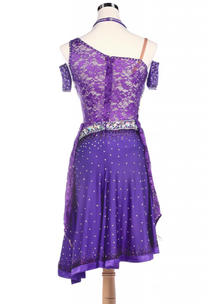 Oblique-Shoulder-Sparkle-Edge-Latin-Rhythm-Dance-Dress-L5201-1b