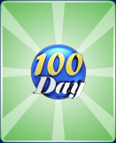 100th Day Celebration Pin