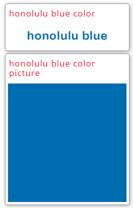 HONOLULU BLUE