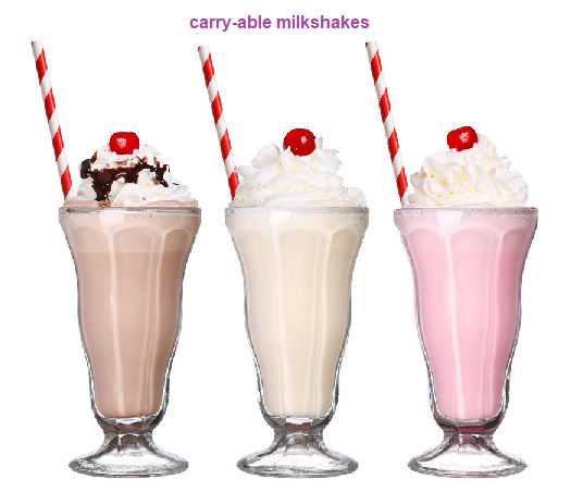 milkshakes