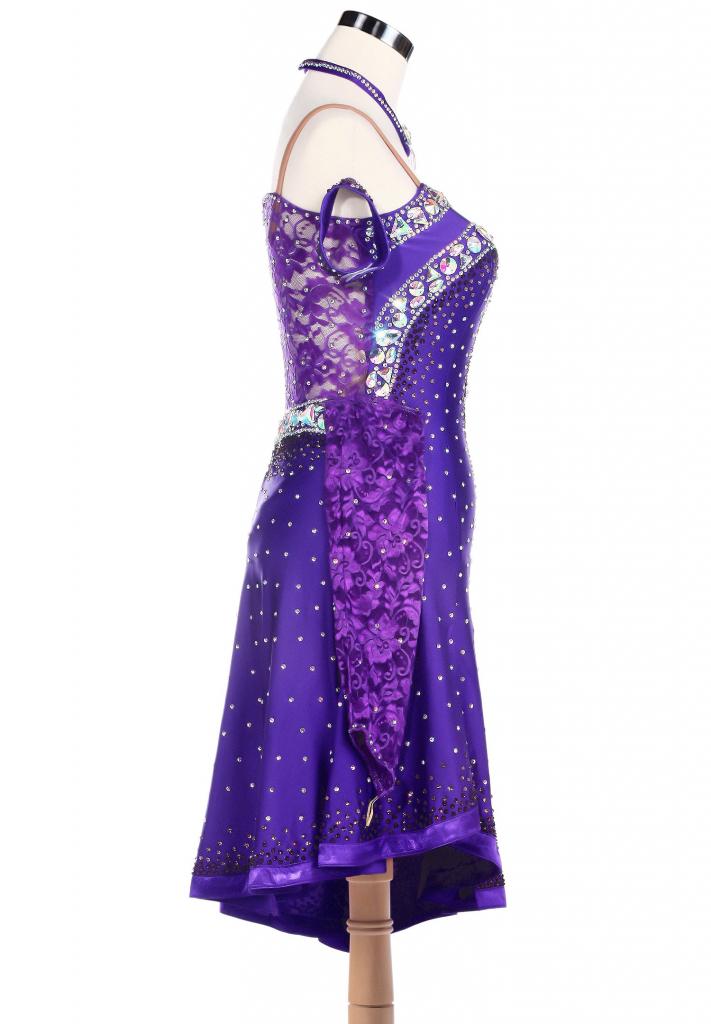 Oblique-Shoulder-Sparkle-Edge-Latin-Rhythm-Dance-Dress-L5201-2b