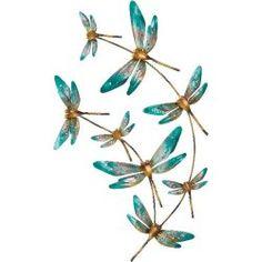 dragon fly cascading wall art