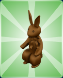 Chocolate Easter Bunny Chair
