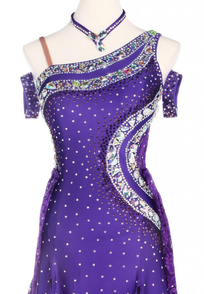 Oblique-Shoulder-Sparkle-Edge-Latin-Rhythm-Dance-Dress-L5201-3b