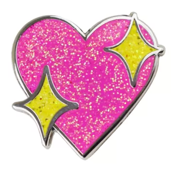 sparklyheartpin