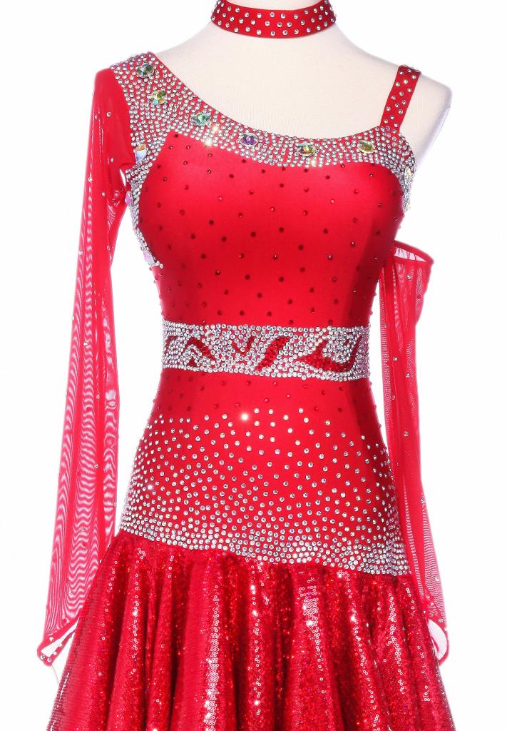 Fiery-Sparkle-Sequined-Hem-Asymmetrical-Latin-Dance-Dress-L5228-3b