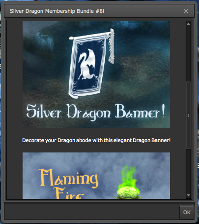 Bundle SIlver Dragon Banner