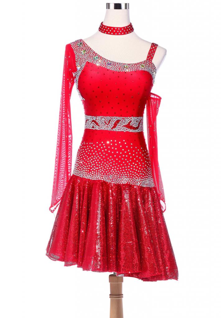 Fiery-Sparkle-Sequined-Hem-Asymmetrical-Latin-Dance-Dress-L5228-b