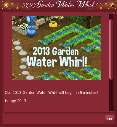 2019 2013 VFK RETRO COUNTDOWN - 2013 Garden Water Whirl Pop Up
