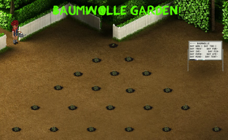 Baumwolle Garden!