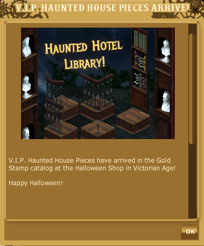 LF Gold Stamp Spree HAUNTED HOTEL LIBRARY EDITION