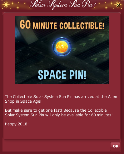 2019 2018 RETRO VFK COUNTDOWN - Solar Pin Collectible