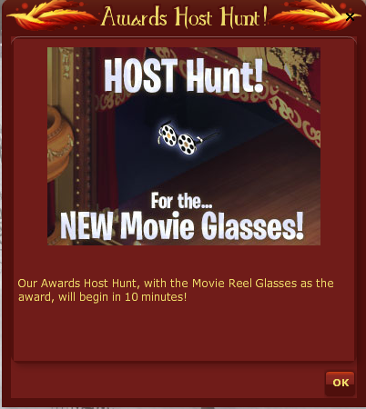 VFK movie glasses host hunt