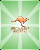 (1) Australian Founder's Pin