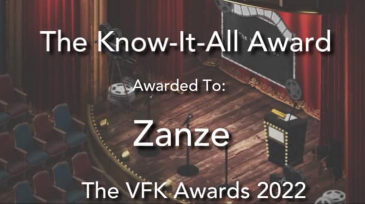 The Know-It-All Award