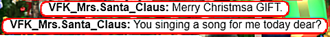 mrs claus 2022 music question