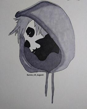 Black Parade Skull Art