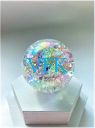 rainbow anniversary cystal orb