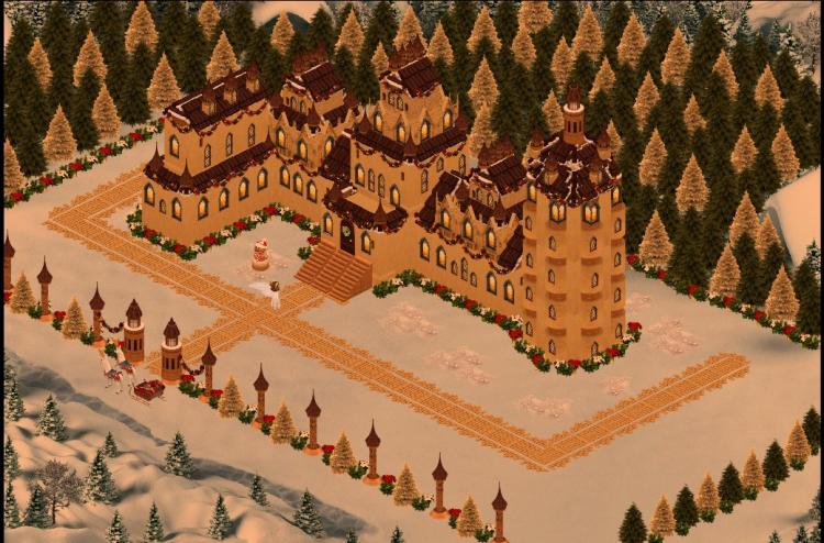 gingerbread castle