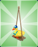 Duck in a Swing